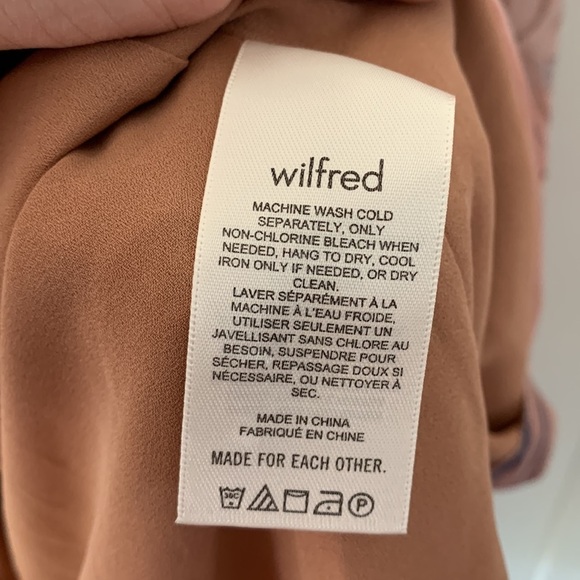 NWOT Wilfred Tempest Dress‎ size 2XL smocked long sleeves mini party pink - Picture 7 of 16